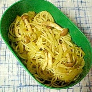 ☆しめじオニオンジェノベーゼパスタ弁当☆